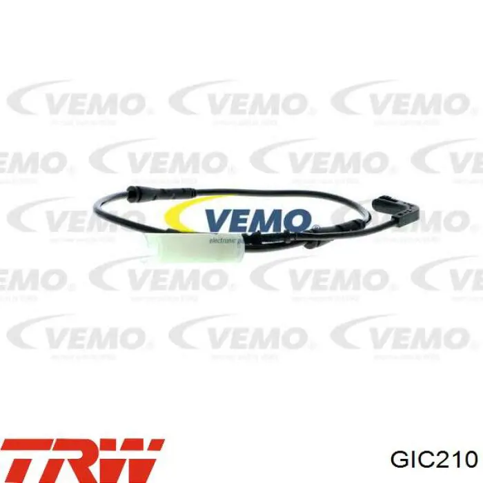 Sensor de desgaste de las pastillas de freno delanteras TRW GIC210