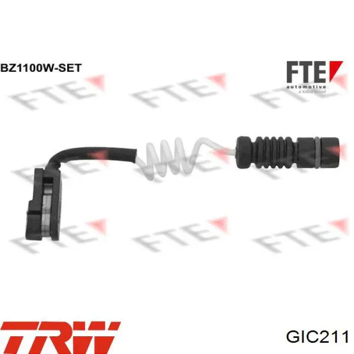 Sensor de desgaste de las pastillas de freno delanteras TRW GIC211 precio, desde 3,35 EUR