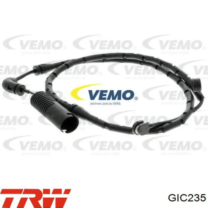 Sensor de desgaste de las pastillas de freno delanteras GIC235 TRW