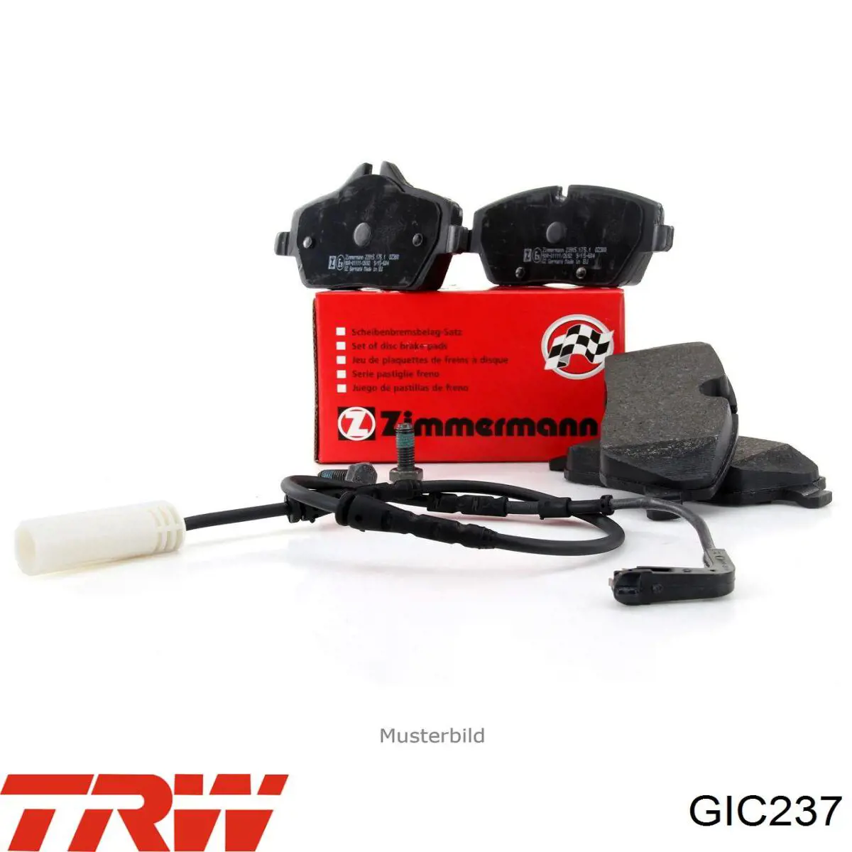 Sensor de desgaste de las pastillas de freno delanteras TRW GIC237 precio, desde 12,92 EUR