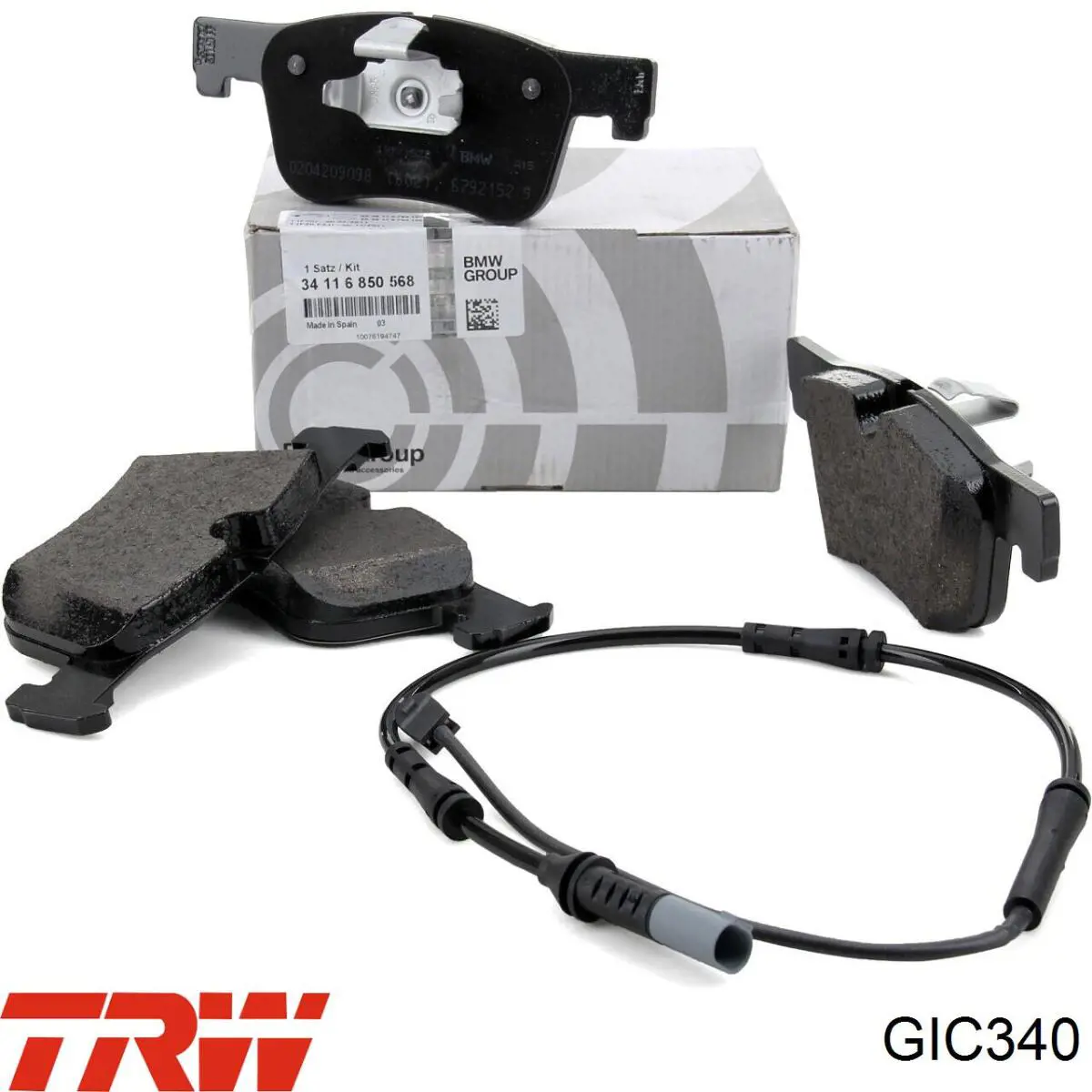 Comprar GIC340 TRW Sensor de desgaste de las pastillas de freno delanteras
