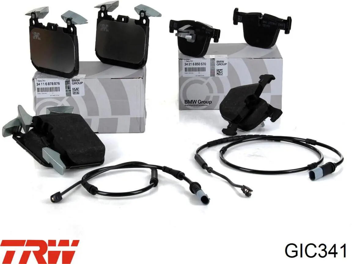 Comprar GIC341 TRW Sensor de desgaste de pastillas de freno trasero