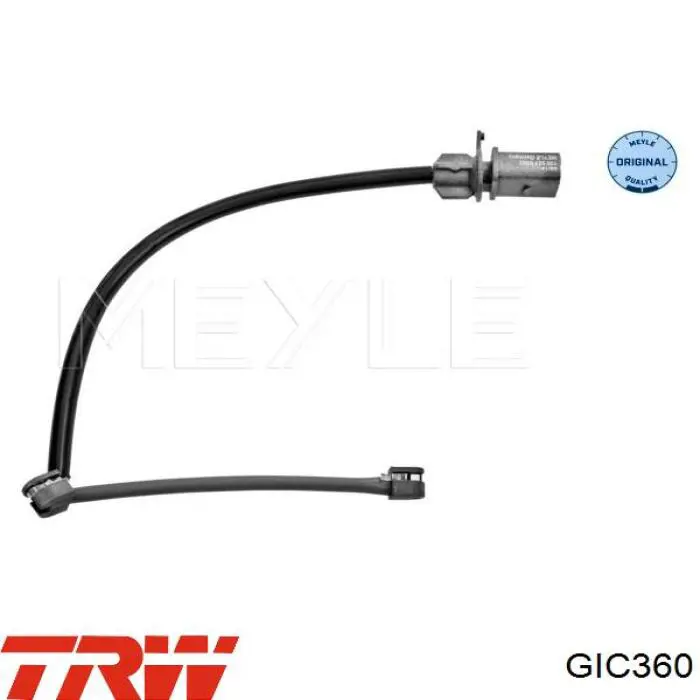 Sensor de desgaste de pastillas de freno delantero izquierdo VAG 98050300