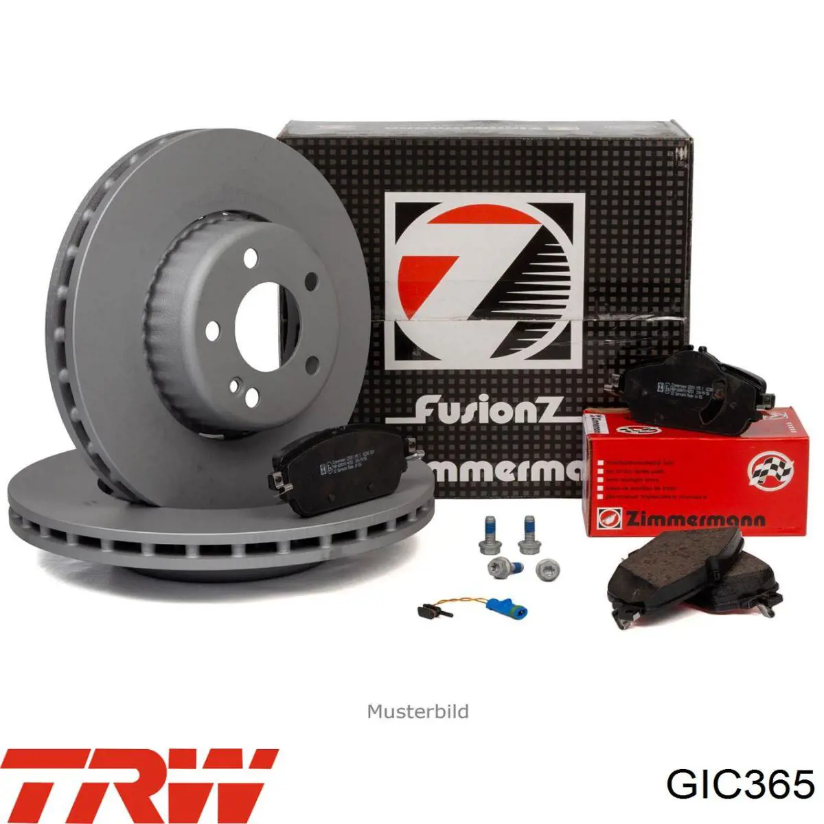 Comprar GIC365 TRW Sensor de desgaste de las pastillas de freno delanteras