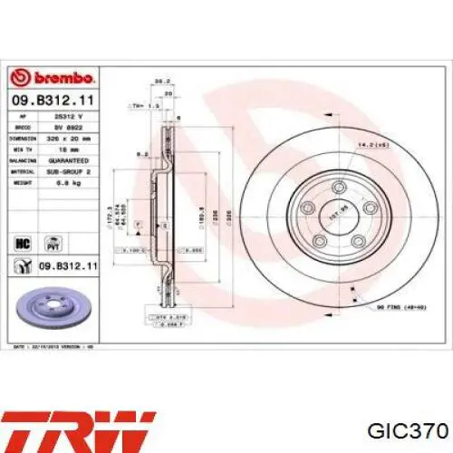 Comprar C2D2976 Jaguar Sensor de desgaste de pastillas de freno trasero