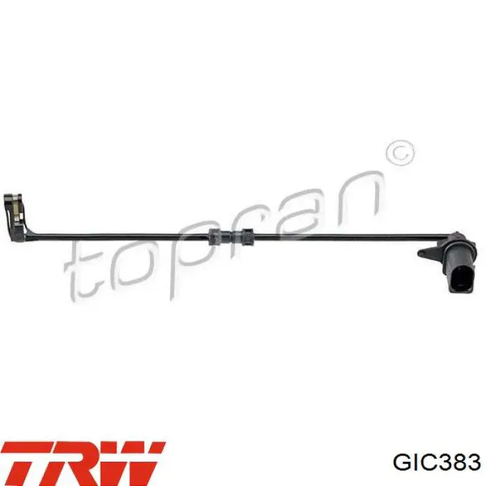 Sensor de desgaste de pastillas de freno trasero TRW GIC383 precio, desde 11,98 EUR