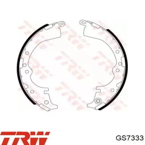 Zapatas de freno de tambor traseras TRW GS7333 precio, desde 41,17 EUR