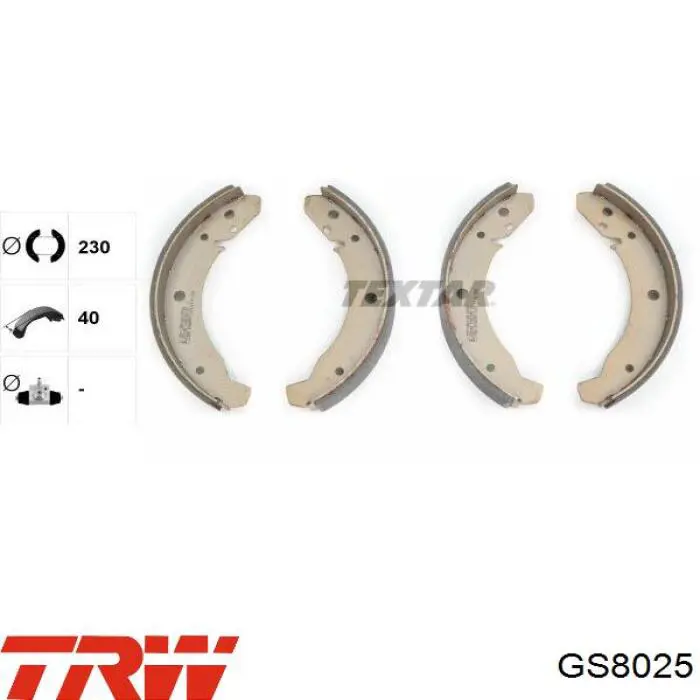 Zapatas de freno 8720 ABS