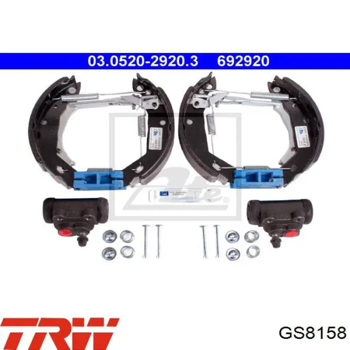 Zapatas de freno traseras VALEO 562027