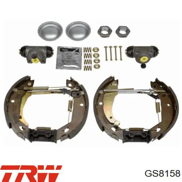 Zapatas de freno traseras Delphi LS1250