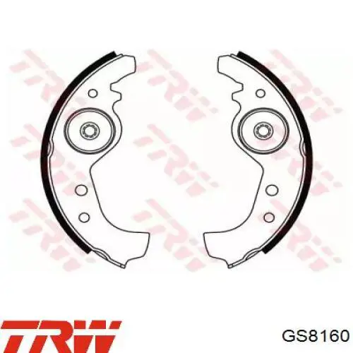 Zapatas de freno traseras TRW GS8160