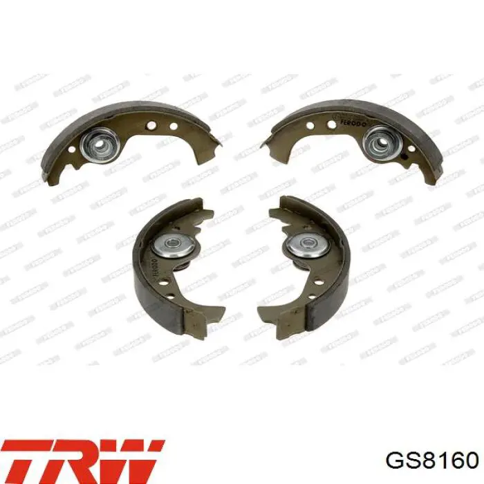 Zapatas de freno GS8160 TRW