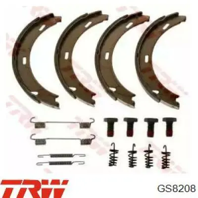 Juego de zapatas de frenos, freno de estacionamiento Mercedes E C124