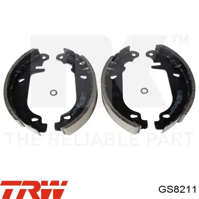 Zapatas de freno traseras TRW GS8211
