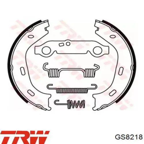 Zapatas de freno de mano GS8218 TRW