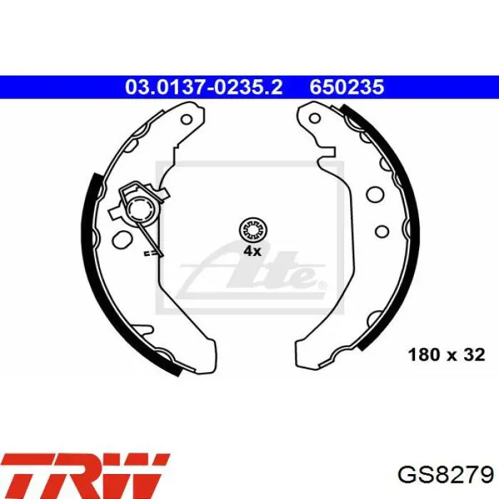 Comprar GSK1648 TRW Zapatas de freno