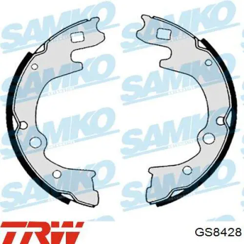 Zapatas de freno traseras Hyundai/Kia 583504EA00