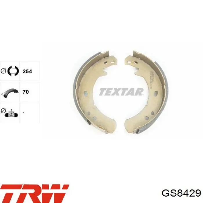 Zapatas de freno traseras ABS 8953