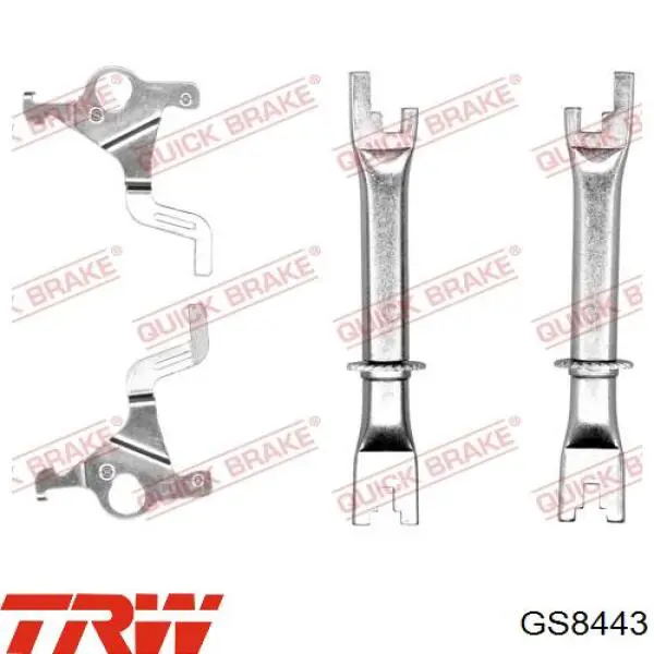 Zapatas de freno GS8443 TRW