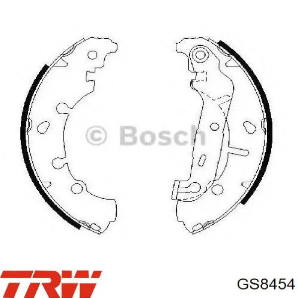 1125669 Ford Zapatas de freno de tambor traseras