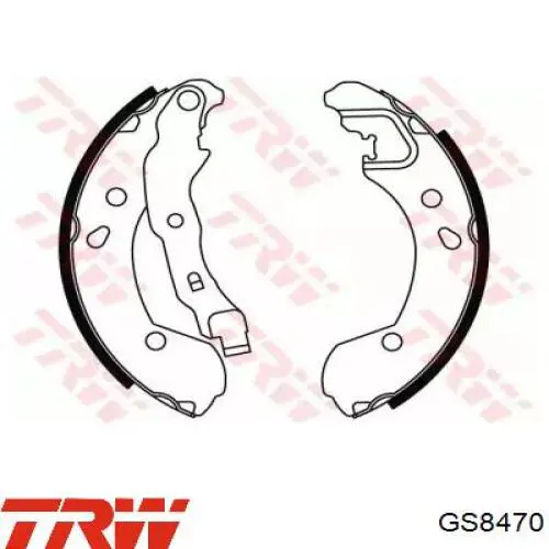 Comprar GS8470 TRW Zapatas de freno