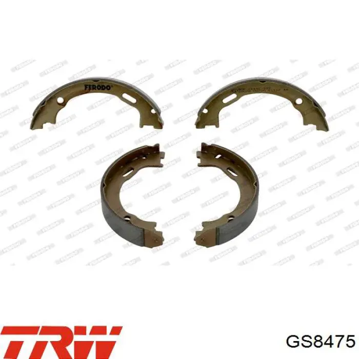 Comprar GS8475 TRW Juego de zapatas de frenos, freno de estacionamiento
