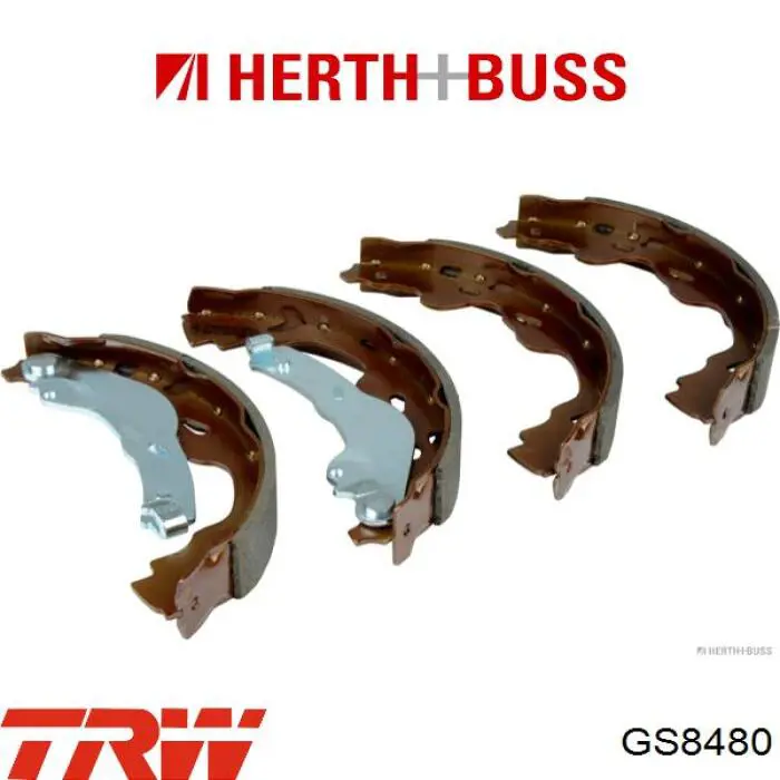 Zapatas de freno GS8480 TRW
