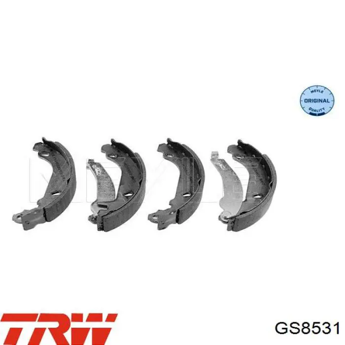 Zapatas de freno traseras TRW GS8531