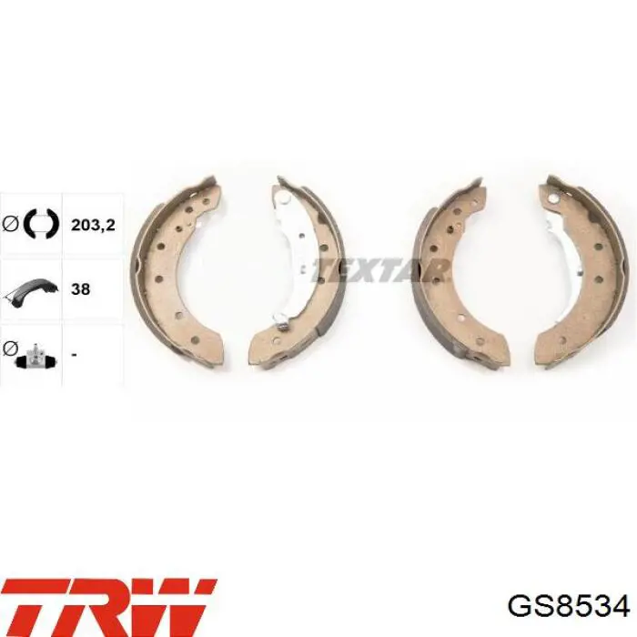 Zapatas de freno 8605 ABS