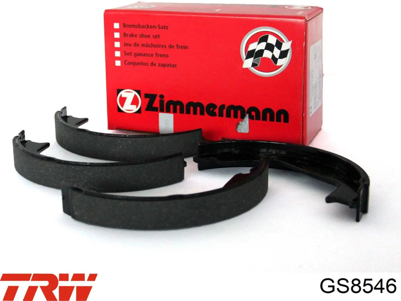 GS8546 TRW Zapatas de freno de tambor traseras