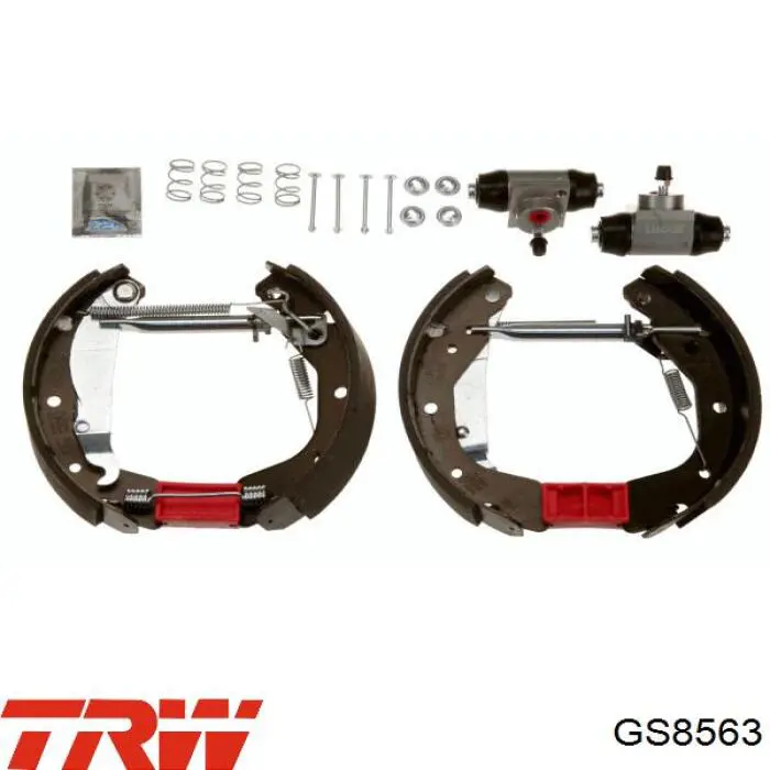 Zapatas de freno de tambor traseras TRW GS8563 precio, desde 38,41 EUR