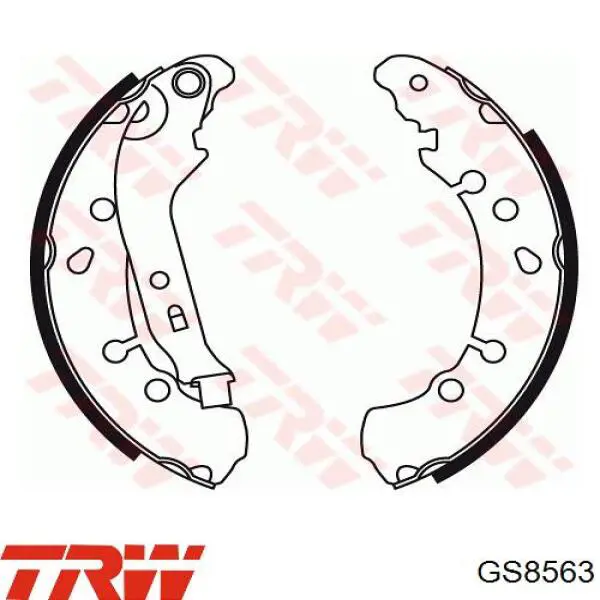 Zapatas de freno GS8563 TRW