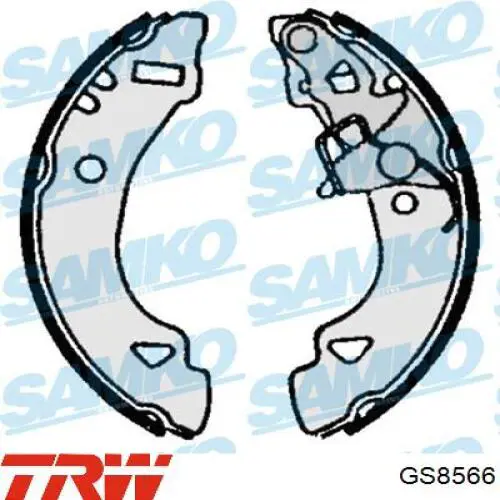 Zapatas de freno traseras TRW GS8566