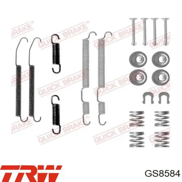 Comprar GS8584 TRW Zapatas de freno