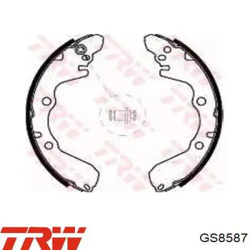 MB668336 Mitsubishi Zapatas de freno de tambor traseras