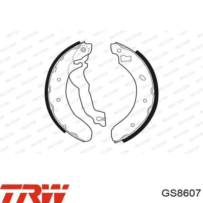 Zapatas de freno de tambor traseras TRW GS8607 precio, desde 29,55 EUR