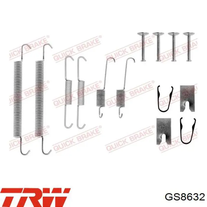 Zapatas de freno GS8632 TRW