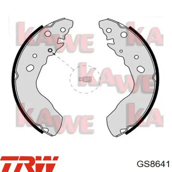 Zapatas de freno traseras TRW GS8641