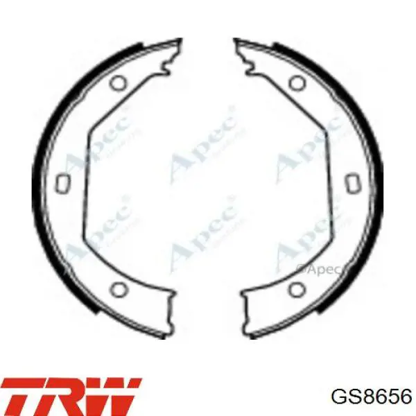 Juego de zapatas de frenos, freno de estacionamiento BMW 3 E92