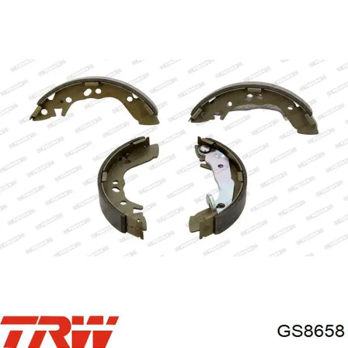 Zapatas de freno traseras TRW GS8658