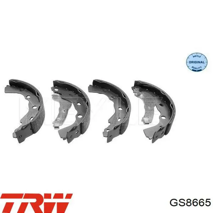 Zapatas de freno traseras Open Parts BSA202100