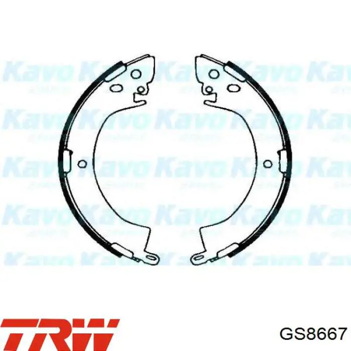 Comprar GS8667 TRW Zapatas de freno