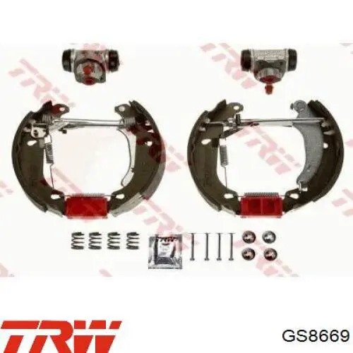 Zapatas de freno de tambor traseras TRW GS8669 precio, desde 23,19 EUR