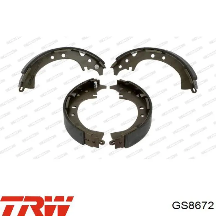 Comprar GS8672 TRW Zapatas de freno