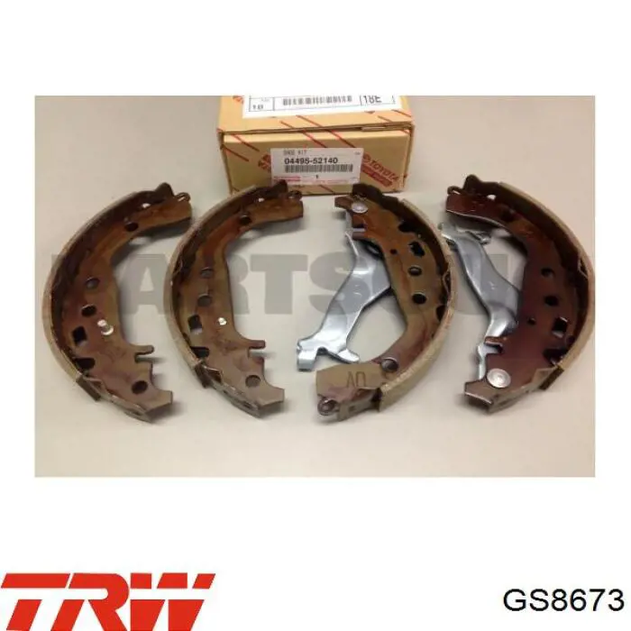Zapatas de freno GS8673 TRW