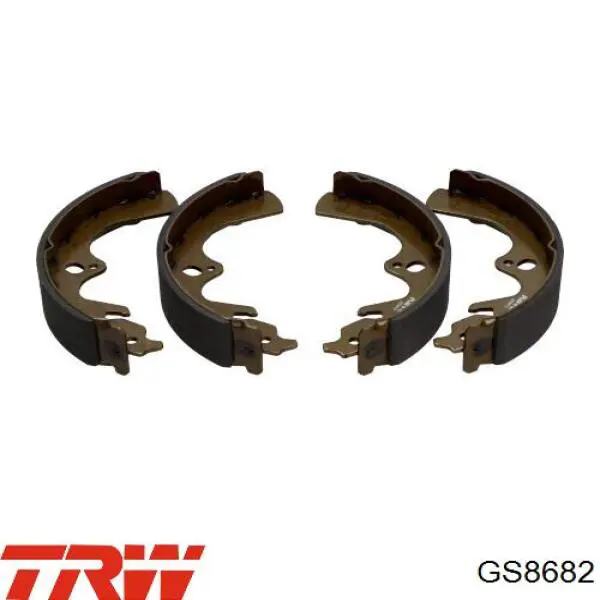 SA018 Hyundai/Kia Zapatas de freno de tambor traseras