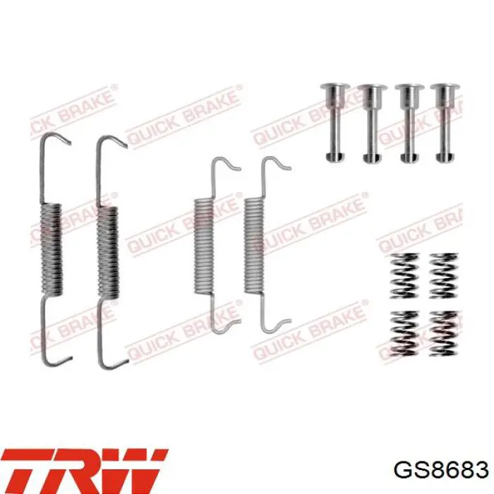 Juego de zapatas de frenos, freno de estacionamiento Peugeot 406 8B