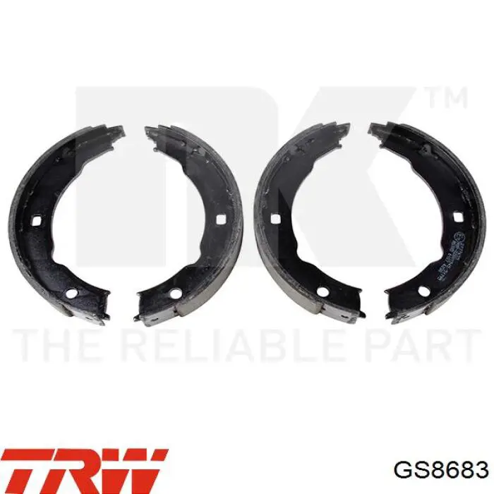 Juego de zapatas de frenos, freno de estacionamiento Peugeot 406 8B