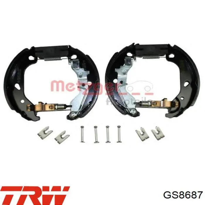 Zapatas de freno GS8687 TRW