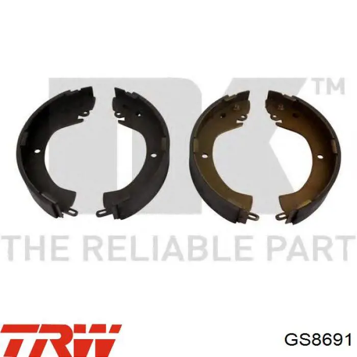 Zapatas de freno MR475829 Mitsubishi